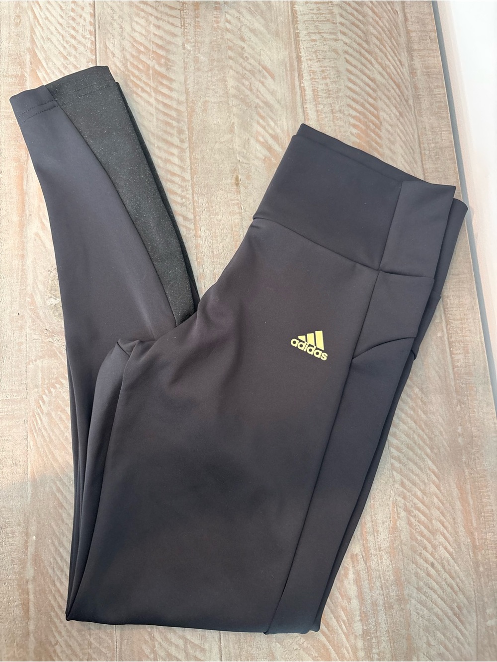NWOT Adidas Women’s Black High-Waist Performance Leggings, M